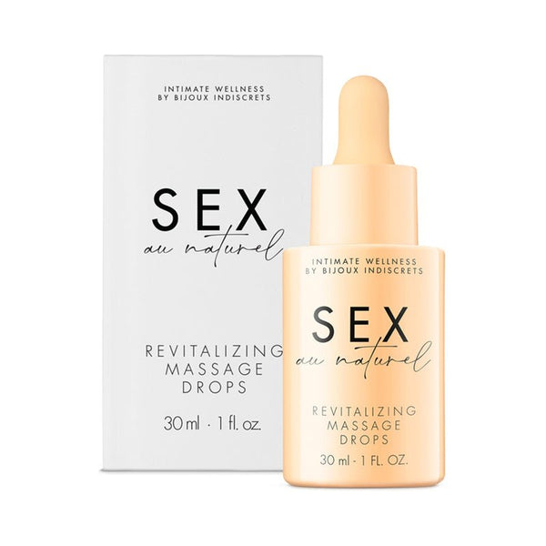 Bijoux Indiscrets Sex au Naturel Revitalizing Massage Drops 1 oz. - Royal Sins