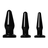 Black Anal Plug - Medium - Royal Sins