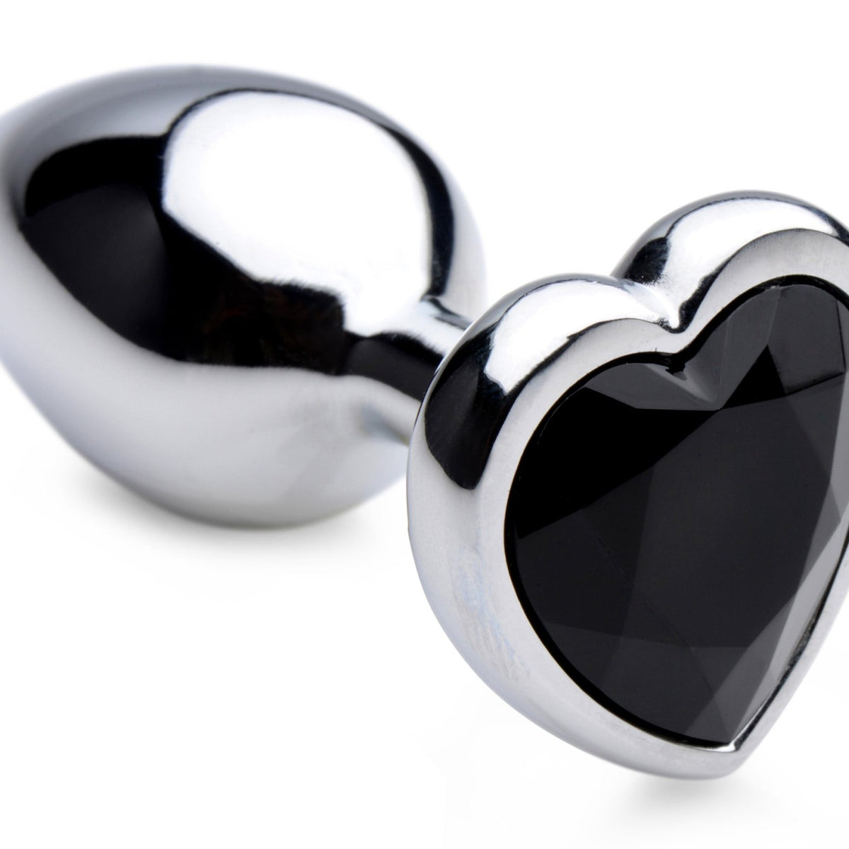 Black Heart Gem Anal Plug - Small - Royal Sins