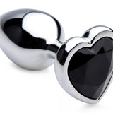 Black Heart Gem Anal Plug - Small - Royal Sins