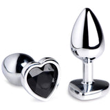 Black Heart Gem Anal Plug - Small - Royal Sins