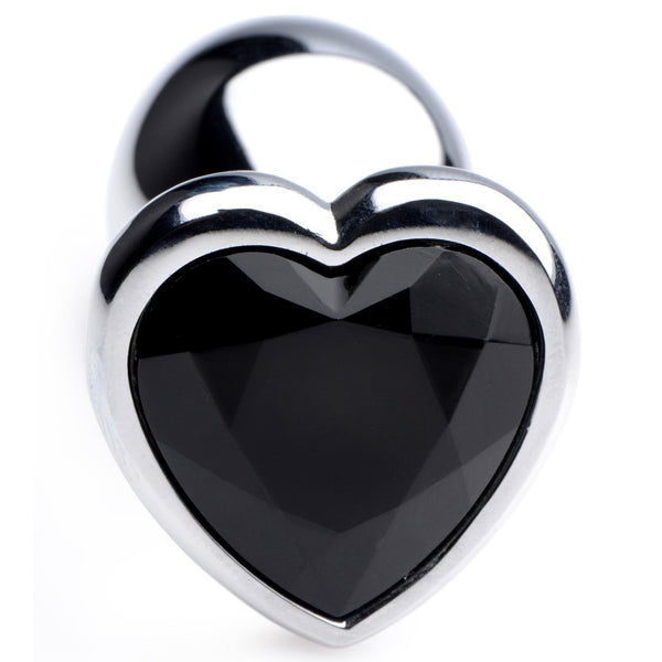 Black Heart Gem Anal Plug - Small - Royal Sins