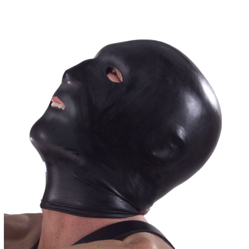 Black Hood with Eye Mouth and Nose Holes - Royal Sins