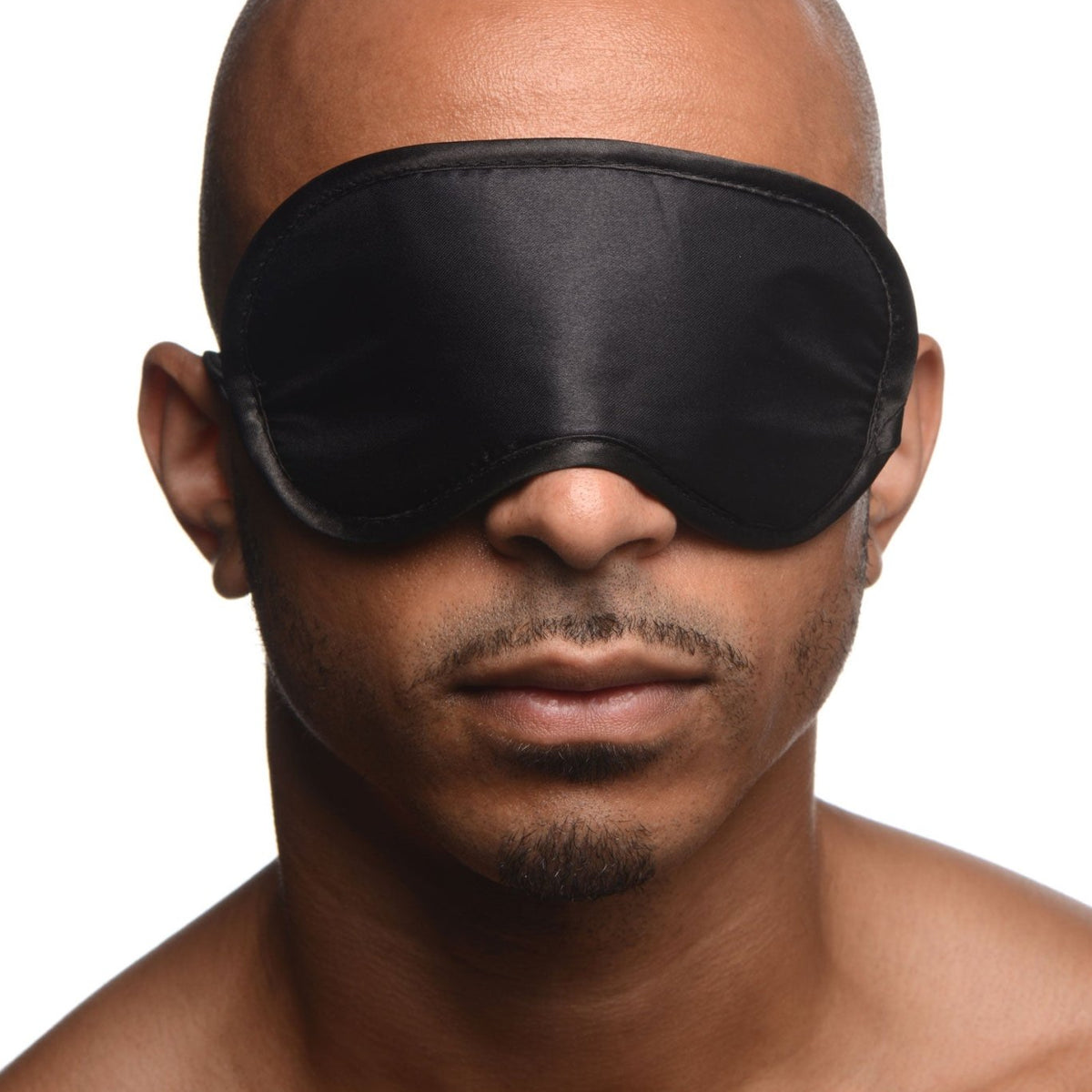 Black Satin Blindfold Mask - Royal Sins