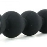 Black Silicone Anal Beads - Royal Sins