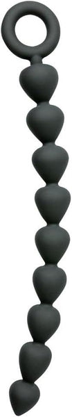 Black Silicone Anal Beads - Royal Sins