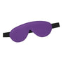 Blindfold Padded Leather - Purple and Black - Royal Sins