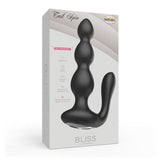 Bliss Tail Spin Beaded Anal Vibe Black - Royal Sins