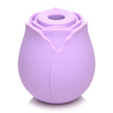 Bloomgasm 10X Wild Rose Silicone Suction Clit Stimulator Purple - Royal Sins