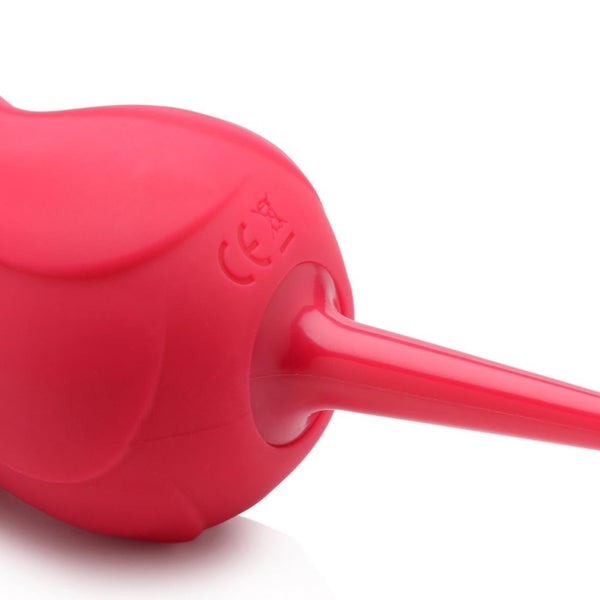 Bloomgasm Rose Buzz 7X Silicone Clit Stimulator and Vibrator - Royal Sins