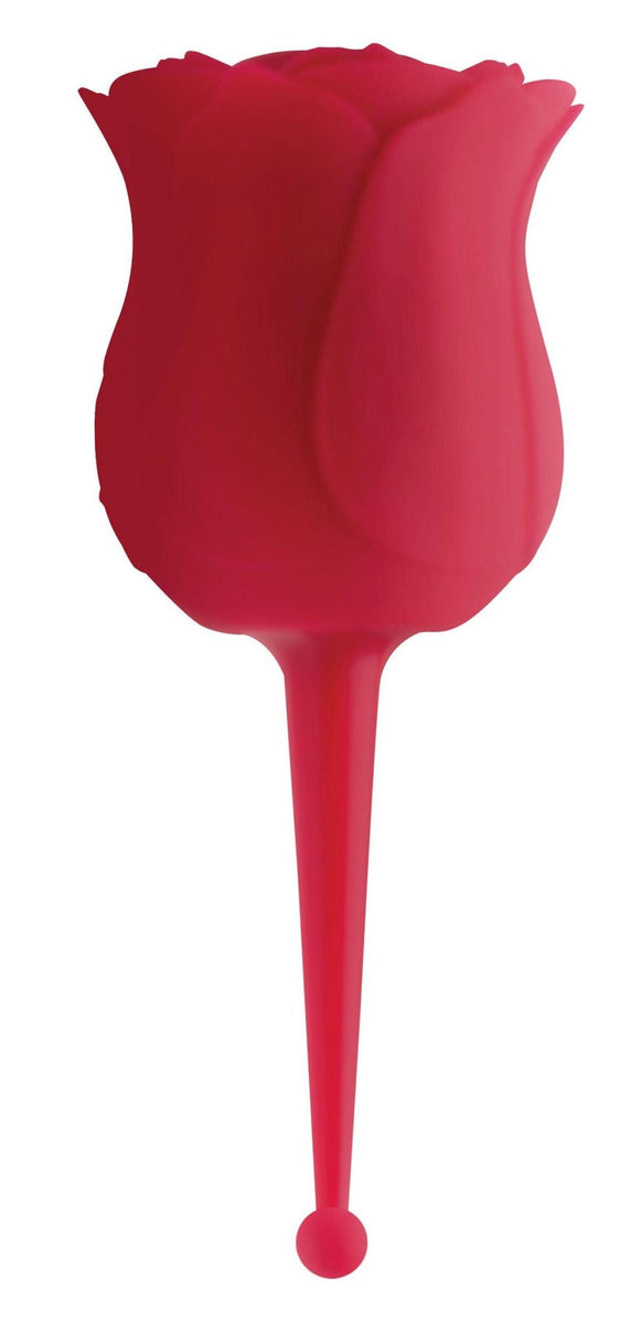 Bloomgasm Rose Buzz 7X Silicone Clit Stimulator and Vibrator - Royal Sins