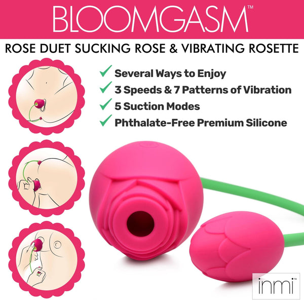 Bloomgasm Rose Duet Sucking Rose and Vibrating Rosette - Royal Sins