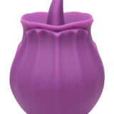 Bloomgasm Wild Violet 10X Silicone Clit Licking Stimulator - Purple - Royal Sins