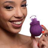 Bloomgasm Wild Violet 10X Silicone Clit Licking Stimulator - Purple - Royal Sins