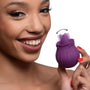 Bloomgasm Wild Violet 10X Silicone Clit Licking Stimulator - Purple - Royal Sins