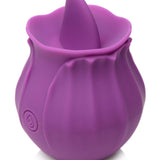 Bloomgasm Wild Violet 10X Silicone Clit Licking Stimulator - Purple - Royal Sins