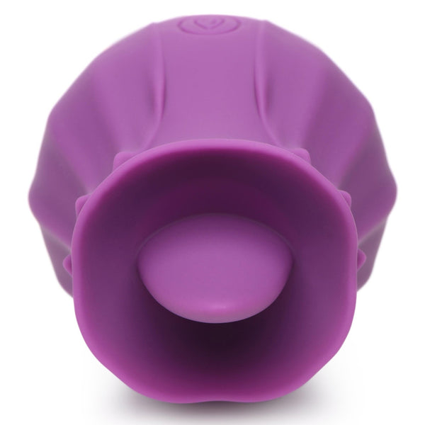 Bloomgasm Wild Violet 10X Silicone Clit Licking Stimulator - Purple - Royal Sins