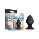 Blush Anal Adventures Platinum Silicone Anal Stout Plug Medium Black - Royal Sins