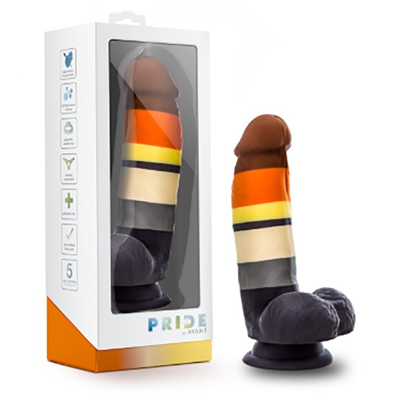 Blush Avant Pride P9 Bear 7 in. Silicone Dildo with Balls & Suction Cup - Royal Sins