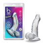 Blush B Yours Diamond Sparkle 6 in. Dildo with Balls & Suction Cup Clear - Royal Sins