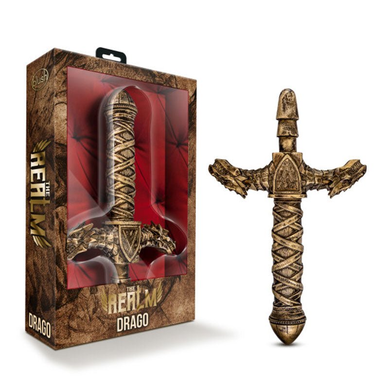 Blush The Realm Drago Lock On Dragon Sword Handle Attachment Bronze - Royal Sins