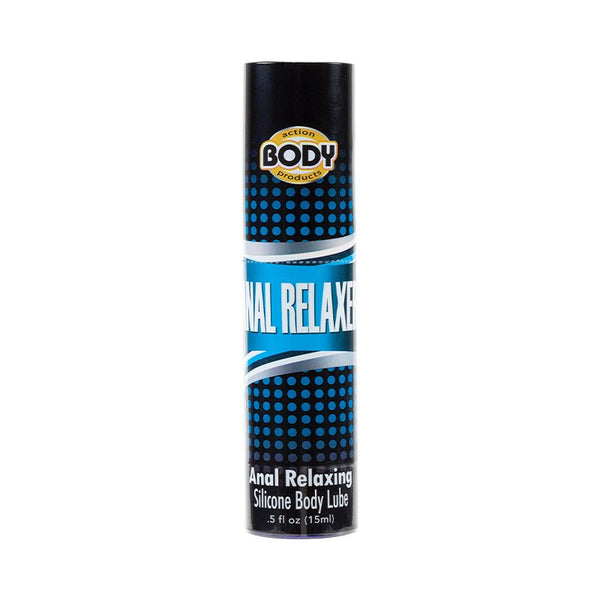 Body Action Anal Relaxer Silicone Lubricant .5oz Bottle - Royal Sins