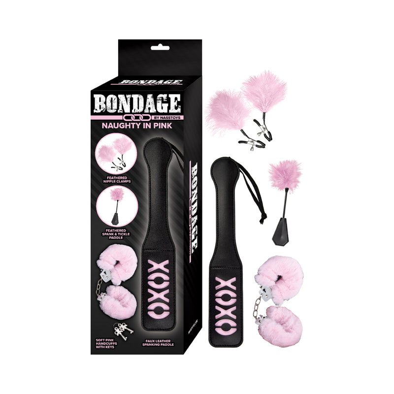 Bondage By Nasstoys Naughty In Pink Black/Pink - Royal Sins