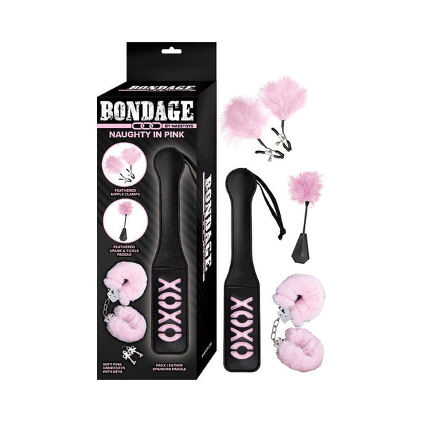 Bondage By Nasstoys Naughty In Pink Black/Pink - Royal Sins