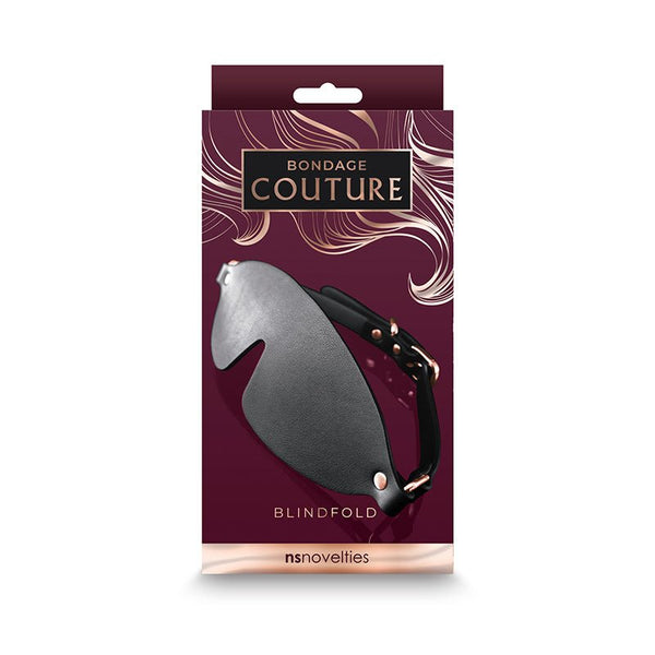 Bondage Couture Blindfold Black - Royal Sins
