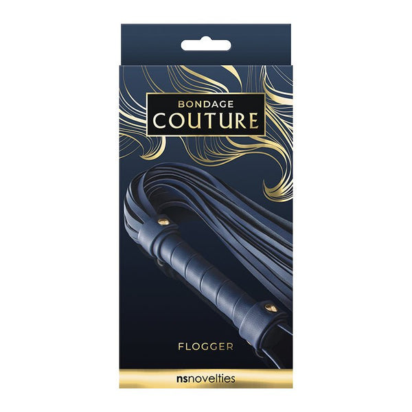 Bondage Couture Flogger Blue - Royal Sins