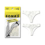Bonks Rock Bottom Seamless Thong O/S - Royal Sins