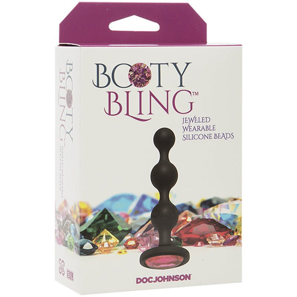 Booty Bling Jeweled Wearable Silicone Beads Pink - Royal Sins