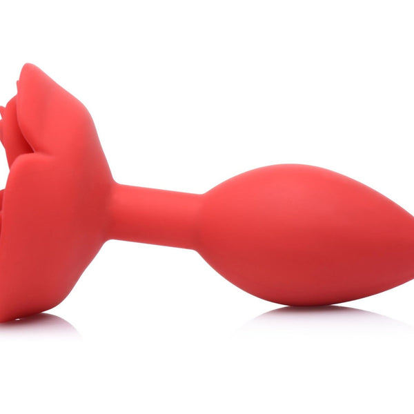 Booty Bloom Silicone Rose Anal Plug - Large - Royal Sins