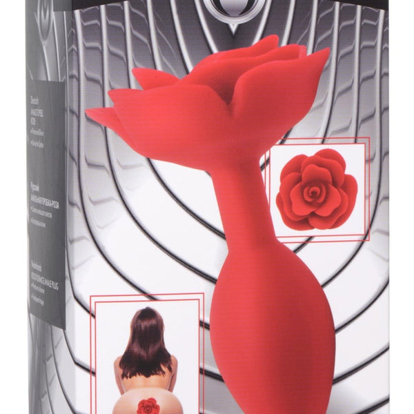 Booty Bloom Silicone Rose Anal Plug - Large - Royal Sins