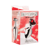 Booty Sparks Red Heart Gem Anal Plug M - Royal Sins