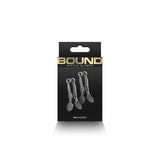 Bound Nipple Clamps C1 Gunmetal - Royal Sins