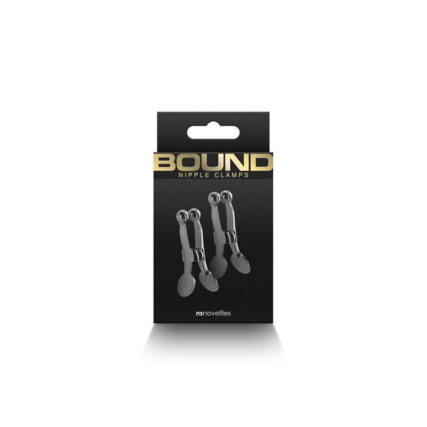Bound Nipple Clamps C1 Gunmetal - Royal Sins