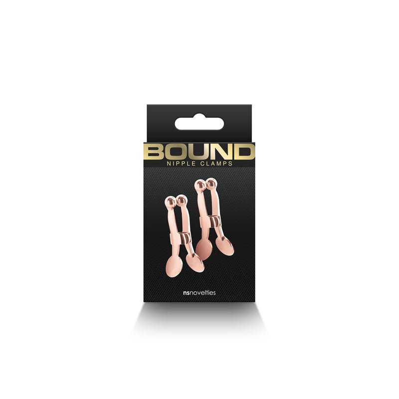 Bound Nipple Clamps C1 Rose Gold - Royal Sins