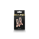 Bound Nipple Clamps C1 Rose Gold - Royal Sins