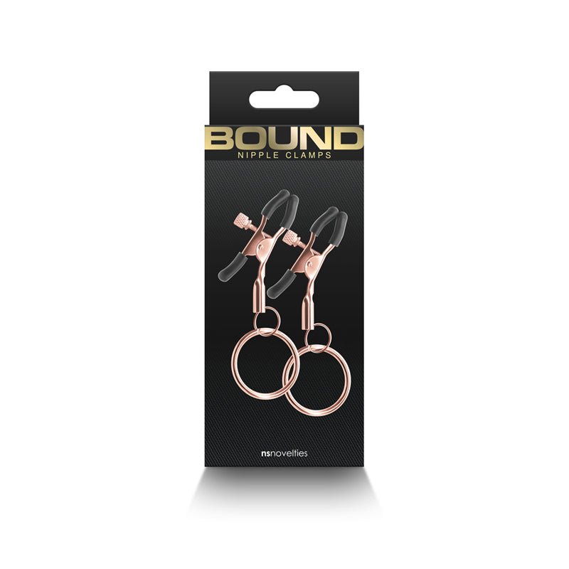 Bound Nipple Clamps C2 Rose Gold - Royal Sins
