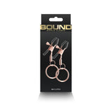 Bound Nipple Clamps C2 Rose Gold - Royal Sins