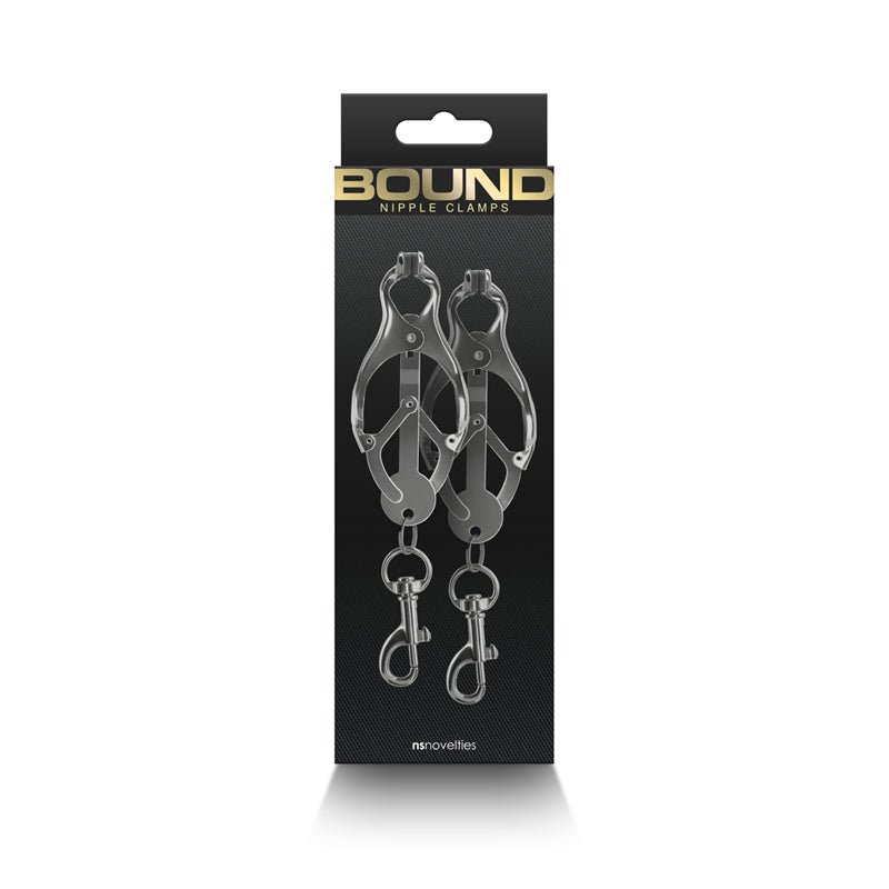 Bound Nipple Clamps C3 Gunmetal - Royal Sins