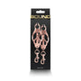 Bound Nipple Clamps C3 Rose Gold - Royal Sins