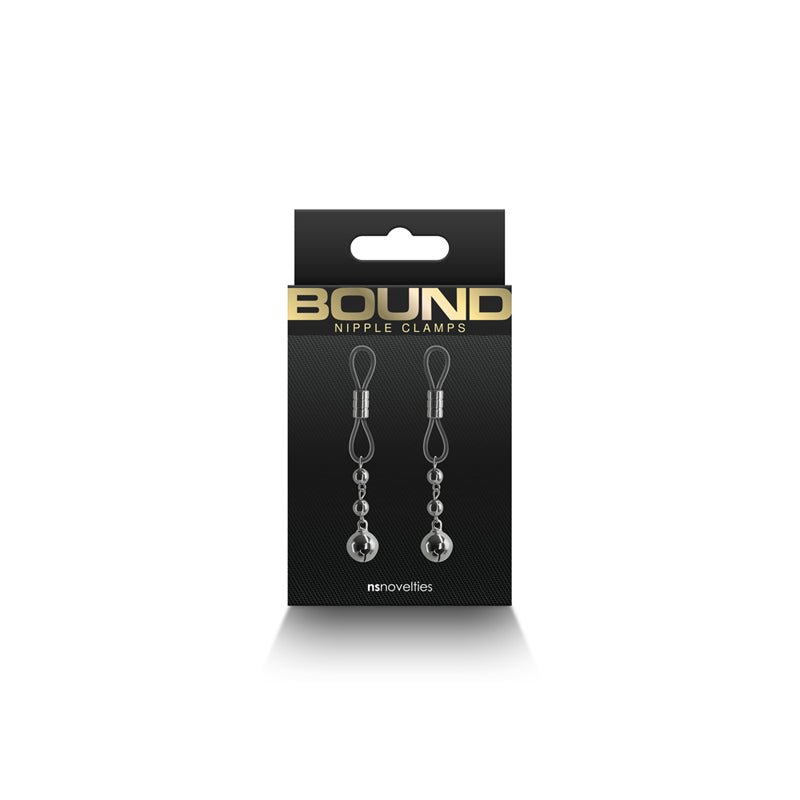 Bound Nipple Clamps D1 Gunmetal - Royal Sins
