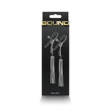 Bound Nipple Clamps D2 Gunmetal - Royal Sins
