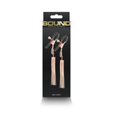 Bound Nipple Clamps D2 Rose Gold - Royal Sins