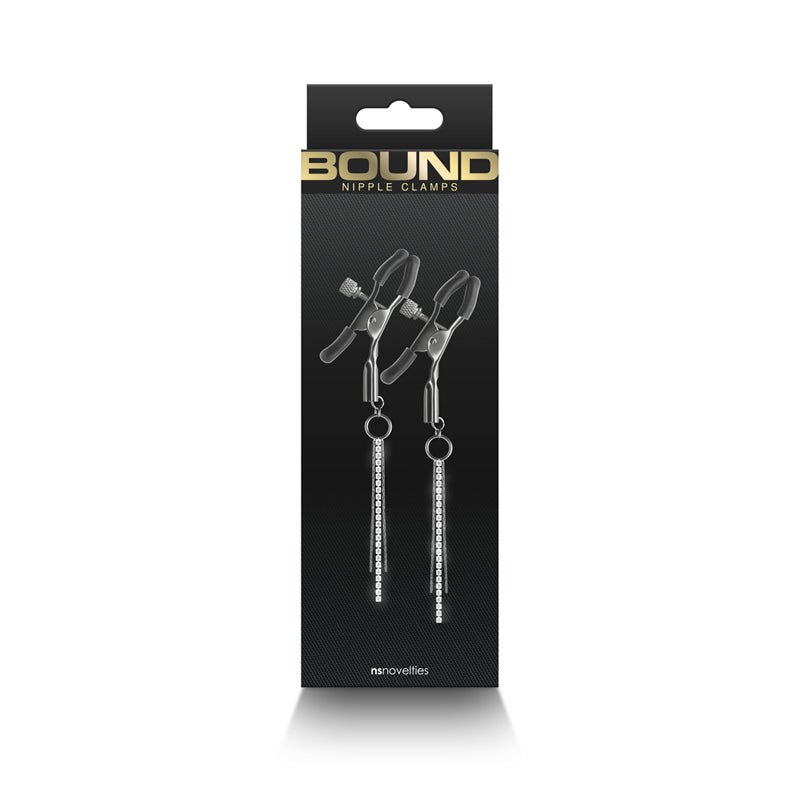 Bound Nipple Clamps D3 Gunmetal - Royal Sins