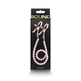 Bound Nipple Clamps DC1 Pink - Royal Sins