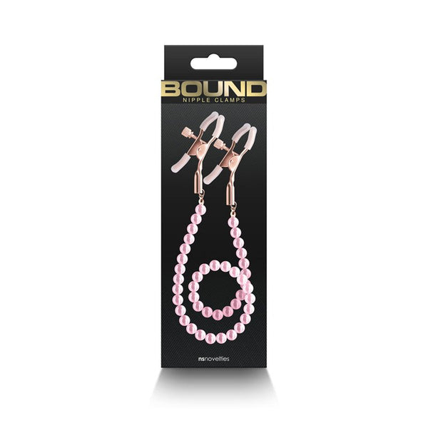 Bound Nipple Clamps DC1 Pink - Royal Sins