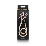 Bound Nipple Clamps DC1 Rose Gold - Royal Sins